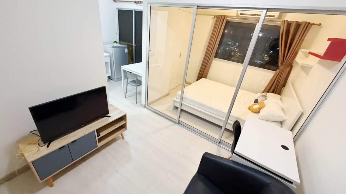 รูป 🏙️ 𝗣𝗟𝗨𝗠 𝗖𝗢𝗡𝗗𝗢 𝗣𝗔𝗥𝗞 𝗥𝗔𝗡𝗚𝗦𝗜𝗧 𝗣𝗛𝗔𝗦𝗘 𝟭 ✨ | ตึก D ชั้น 7 | เฟอร์นิเจอร์ครบ 🛋️ | ใกล้ ม.กรุงเทพ รังสิต | ว่างพร้อมเข้าอยู่ 🔑 - รูปที่ 2/12