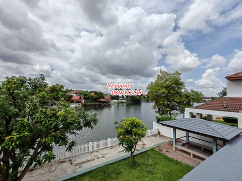 ให้เช่า บ้านเดี่ยว 2 ชั้น 150 ตรว. สวย ๆ บรรยากาศร่มรื่น หลังบ้านติดทะเลสาป อยู่ ใกล้ BIG C แจ้งวัฒนะ