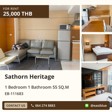 Sathorn Heritage Condo for Rent 🏡 Prime Location!