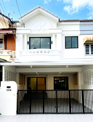 Townhouses for sale Muang Pathum Thani Pathumthani : Townhouse for Sale, Nantana Garden, Bang Khu Wat, Pathum Thani – Fully Renovated, 27 Sq.wah, 3 Beds, THB 2.89M