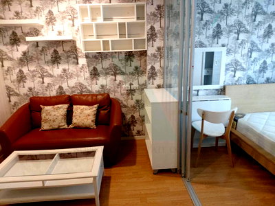 Condos for rent : 🚩 For rent condo LUMPINI PLACE SRINAKARIN-HUAMARK STATION Building B, Floor 4,1 bed room, Room size 26.00 sqm