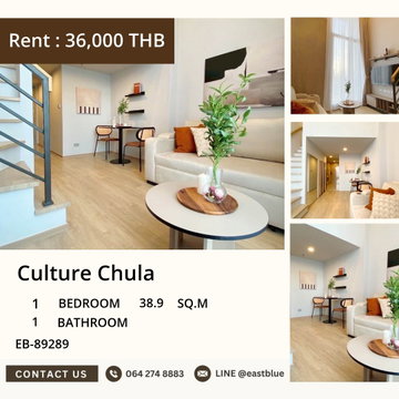 Culture Chula: Modern Condo for Rent Near MRT Samyan! 🏙️