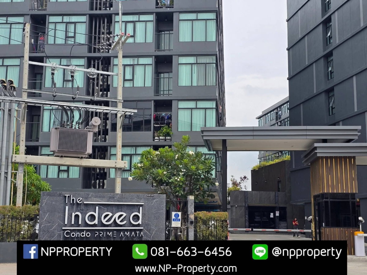 รูป 💥ให้เช่า The Indeed Condo Prime Amata 💥 เพียง 6,500 บาท/เดือน‼️  ห้องสวย ชั้น 3 ตึก A - รูปที่ 6/14