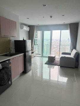 For Sell Condo THE MARK RATCHADA - AIRPORT LINK Building 1, Floor 19,2 bed room, Room size 56 sqm