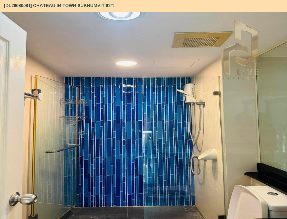 รูป DL26080581 ให้เช่าคอนโด ชาโตว์ อินทาวน์ สุขุมวิท 62/1 (Chateau In Town Sukhumvit 62/1) ใกล้ BTS บางจาก พร้อมเข้าอยู่ โทรด่วน 0614453194 LineID @952jdxxk - รูปที่ 6/6