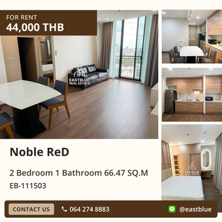 รูปภาพ Noble ReD คอนโด 2 นอน 1 น้ำ ใกล้ BTS อารีย์ ✨ พร้อมเข้าอยู่!