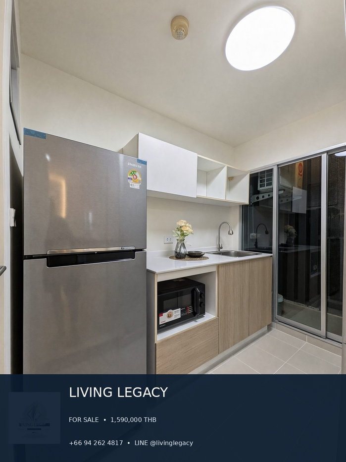 picture For Sale: Dcondo Onnut–Rama 9, 1 Bedroom, 29 sq.m., Building A, Floor 1 - 4/9