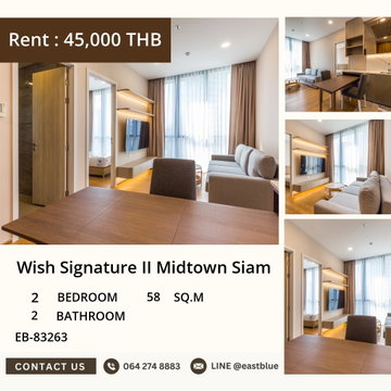 🌟 คอนโดหรู 2 นอน ใจกลางสยาม เพียง 45,000 บาท/เดือน! 
เชื่อมต่อ BTS ราชเทวี สะดวกทุกการเดินทาง!