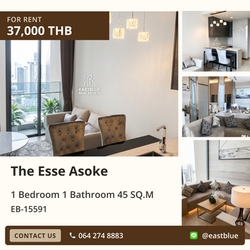 เช่าคอนโดหรู The Esse Asoke 🏙️ ใกล้ BTS อโศก ทำเลใจกลางเมือง!