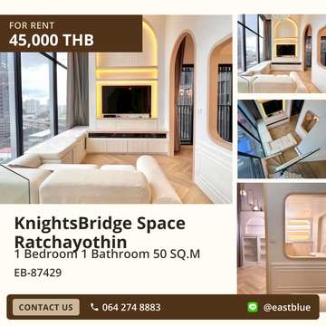 For Rent: KnightsBridge Space Ratchayothin 1-Bed 50 sqm near MRT Phahon Yothin 🌇