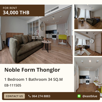 Noble Form Thonglor: คอนโดหรู ใจกลางทองหล่อ 🏙️ พร้อมเข้าอยู่!
