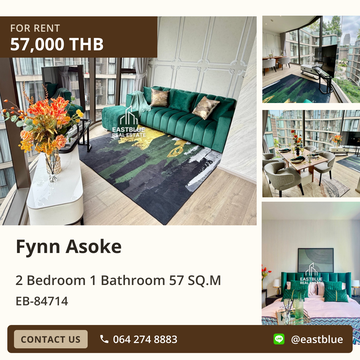 ให้เช่า Fynn Asoke 🏙️ คอนโดสุดหรู 2 นอน ใจกลางอโศก