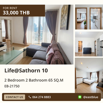 Life@Sathorn 10 Condo for Rent near Chong Nonsi BTS ✨ Ready to Move In!