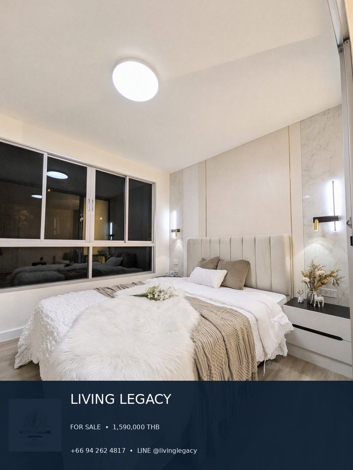 picture For Sale: Dcondo Onnut–Rama 9, 1 Bedroom, 29 sq.m., Building A, Floor 1 - 1/9
