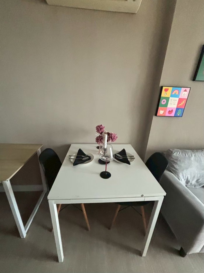 picture P696 Condo for rent Metro luxe Ratchada (Metro luxe Ratchada), very beautiful room, fully furnished, has washing machine, ready to move in - 6/9