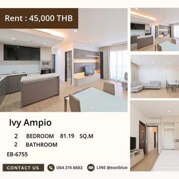 🏡 Ivy Ampio เปิดจอง! คอนโดหรู 2 นอน วิวสวย ใกล้รถไฟฟ้า
💥 45,000฿/เดือน ฟรี! ฟิตเนส สระว่ายน้ำ พร้อมอยู่เลย