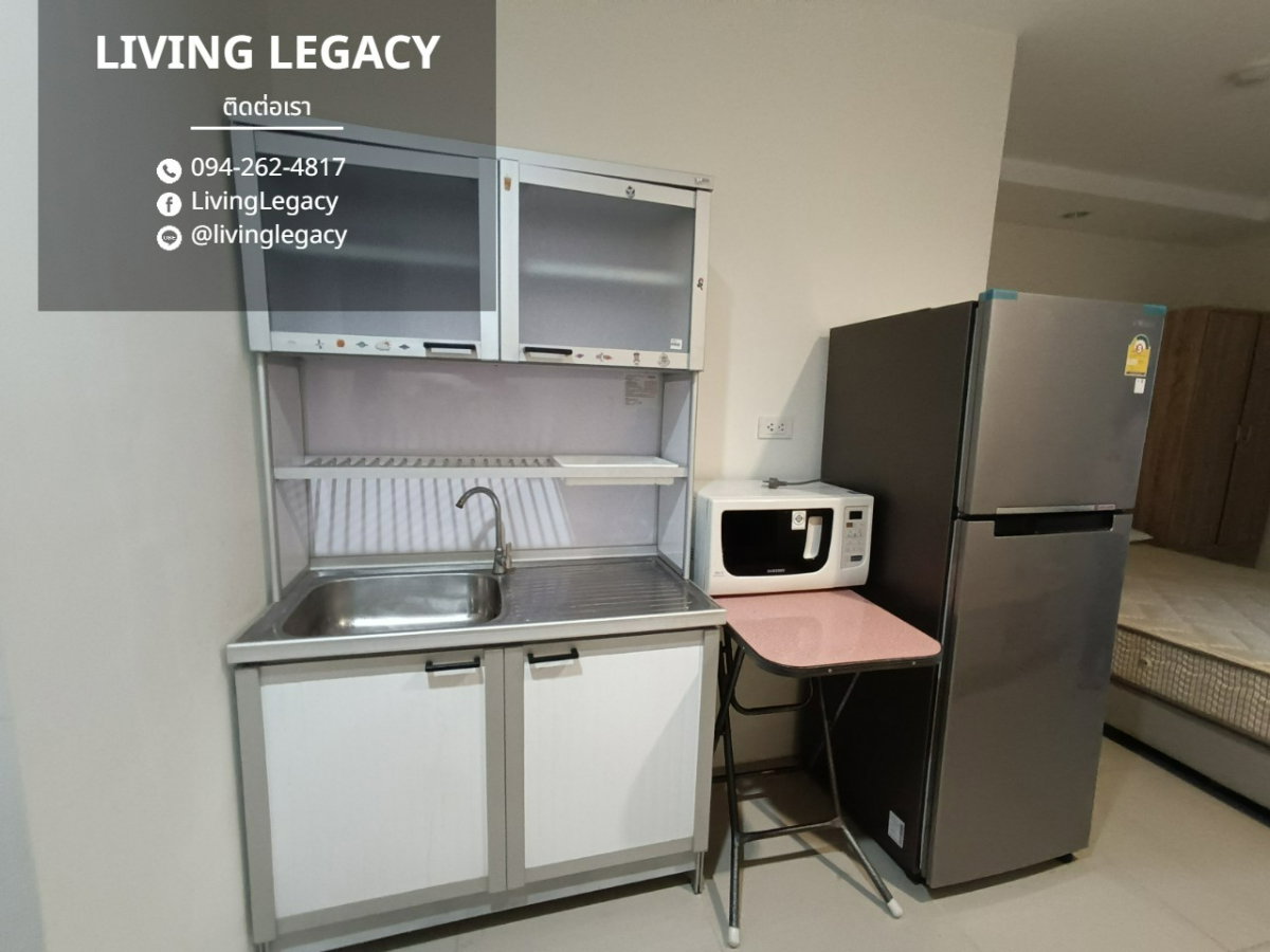 รูป SJUEJW เช่าด่วน คอนโด Asakan Place Srinakarindra | 1 นอน 22.83 ตร.ม. ชั้น 11 | 7,500 บ./ด. | LINE: @livinglegacy - รูปที่ 8/10