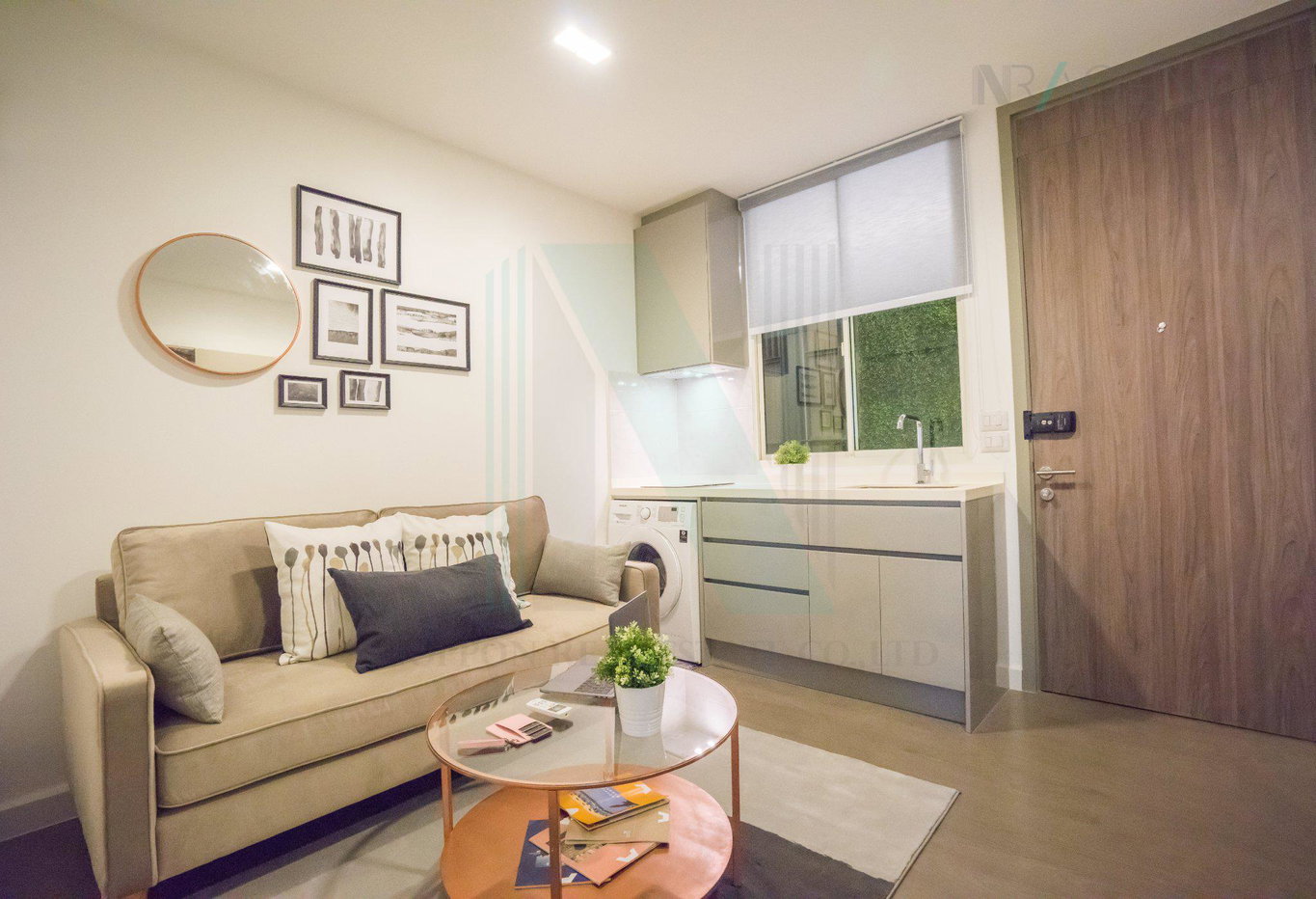 picture ðš For Rent Condo A SPACE ID ASOKE - RATCHADA Building 1, Floor 11,1 bed room, Room size 33.00 sqm - 5/8