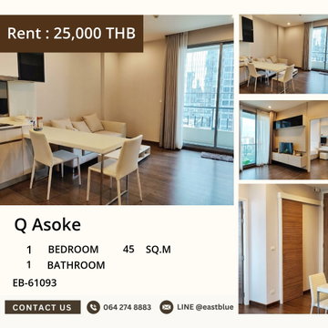 🔑 ด่วน! คอนโดหรู Q Asoke ใจกลางเมือง เริ่มเพียง 25,000 บาท/เดือน
🏙️ ใกล้ MRT เพชรบุรี สบายชีวิต จัดเต็มทุกฟังก์ชั่น!