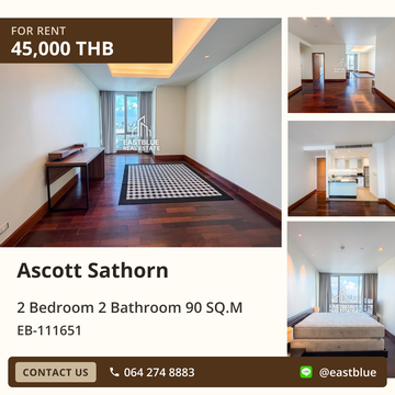 Luxury 2-Bedroom Condo for Rent at Ascott Sathorn in Sathorn