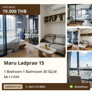 รูปภาพ Maru Ladprao 15: Modern 1-Bedroom Condo for Rent Near MRT Lat Phrao! 🚇