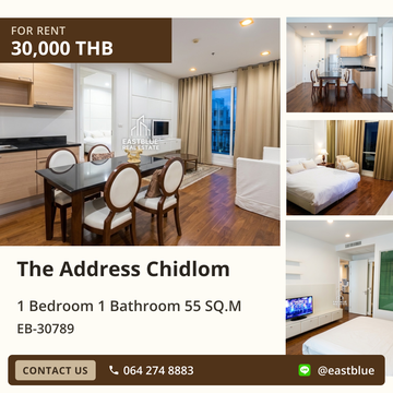 For Rent: Luxury Condo The Address Chidlom near BTS Chidlom! 🚇✨