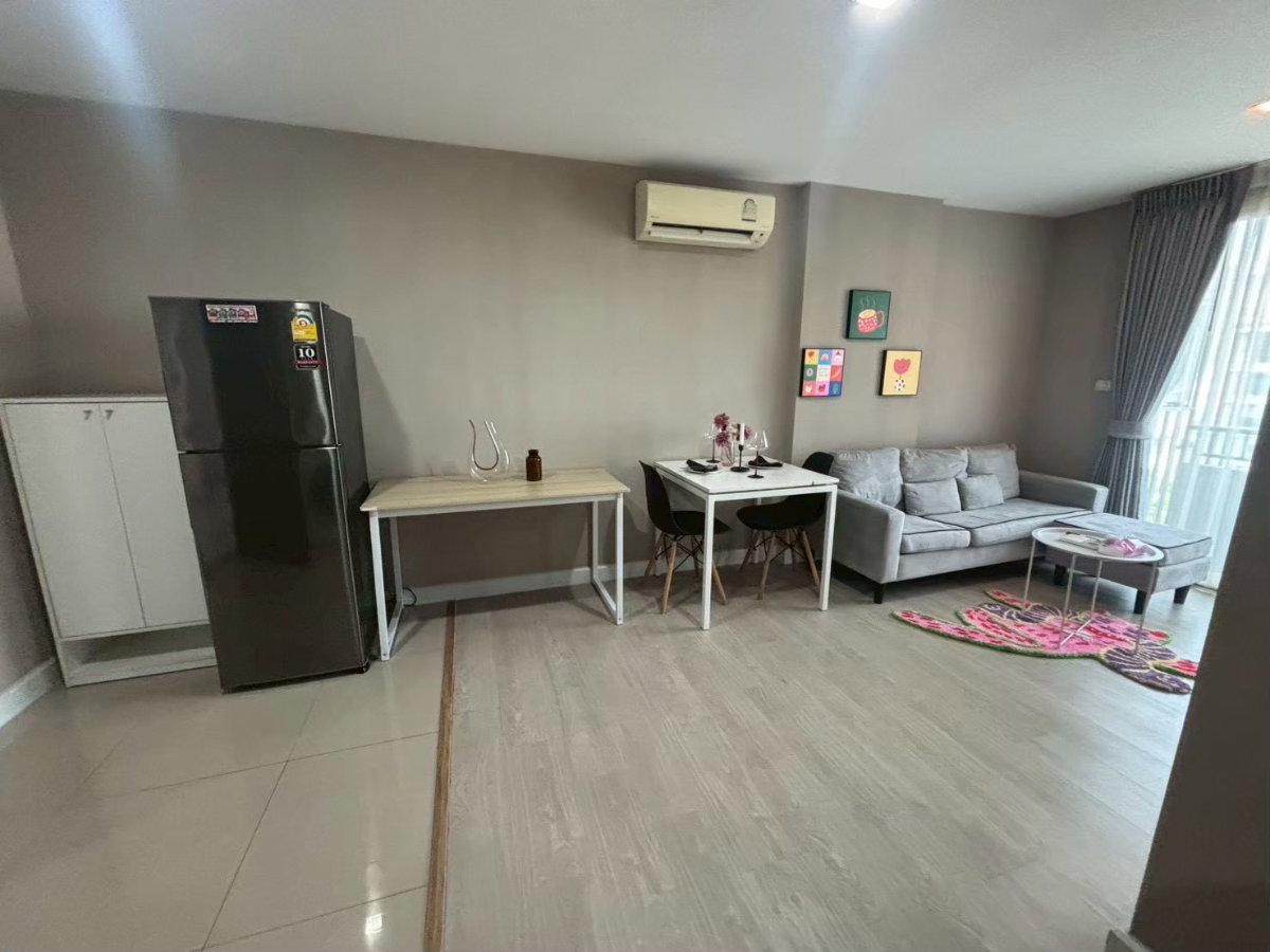 picture P696 Condo for rent Metro luxe Ratchada (Metro luxe Ratchada), very beautiful room, fully furnished, has washing machine, ready to move in - 4/9