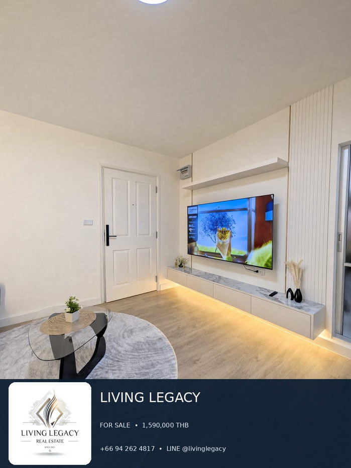 รูป ขายคอนโด Dcondo Onnut–Rama 9 1 ห้องนอน 29 ตร.ม. อาคาร A ชั้น 1 - รูปที่ 8/9