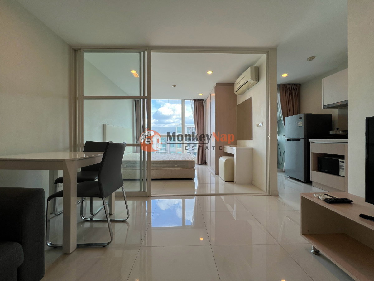 รูป ให้เช่า - อิลีเม้นท์ ศรีนครินทร์ 1 ห้องนอน 37 ตรม ชั้น 7 วิวสระ เพียง 10500 บาท ติดต่อ 0924424505 - รูปที่ 1/16