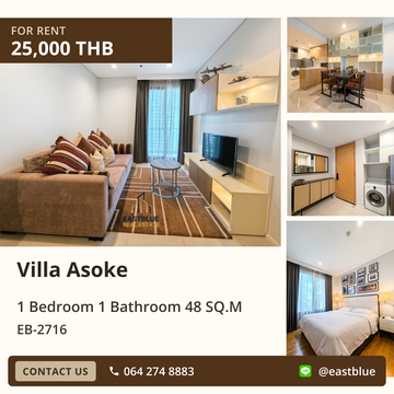 Rent Luxury Condo Villa Asoke 🤩 Near BTS Asoke