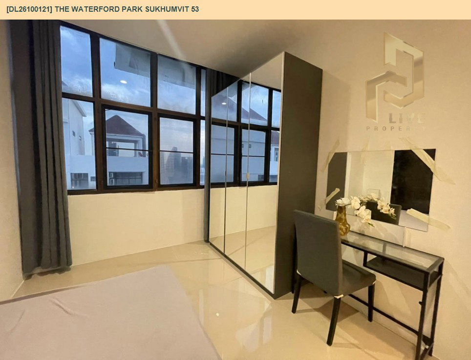 รูป DL26100121 ให้เช่าคอนโด เดอะ วอเตอร์ฟอร์ด พาร์ค สุขุมวิท 53 (The Waterford Park Sukhumvit 53) ใกล้ BTS ทองหล่อ พร้อมเข้าอยู่ โทรด่วน 0653619502 LineID @952jdxxk - รูปที่ 7/8
