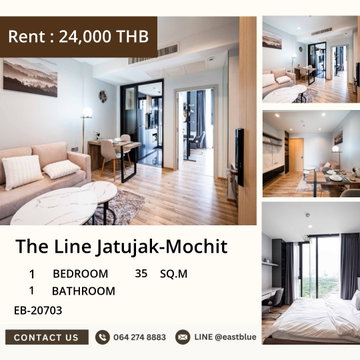 วิวดี ราคาคุ้ม! เช่าคอนโด The Line Jatujak-Mochit 1 ห้องนอน
ใกล้ BTS/MRT หมอชิต เพียง 24,000 บาท/เดือน!