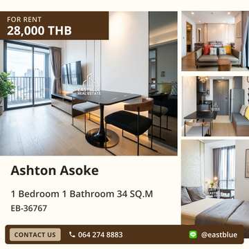 For Rent: Ashton Asoke ✨ Luxury 1-Bedroom Condo in Asoke-Sukhumvit