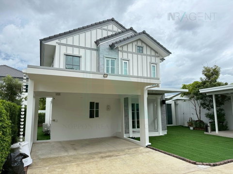 📌 ให้เช่าบ้านเดี่ยว 2 ชั้น วิลลาจจิโอ 3 ศรีนครินทร์ - บางนา 4 ห้องนอน 4 ห้องน้ำ