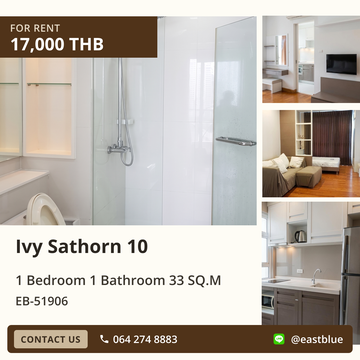 For Rent: Ivy Sathorn 10 Condo, 1 Bed, Great Location! 🌟