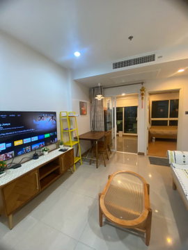 P541 Condo for rent Supalai Wellington II, good location, beautiful room, built-in, complete furniture + electrical appliances, ready to move in