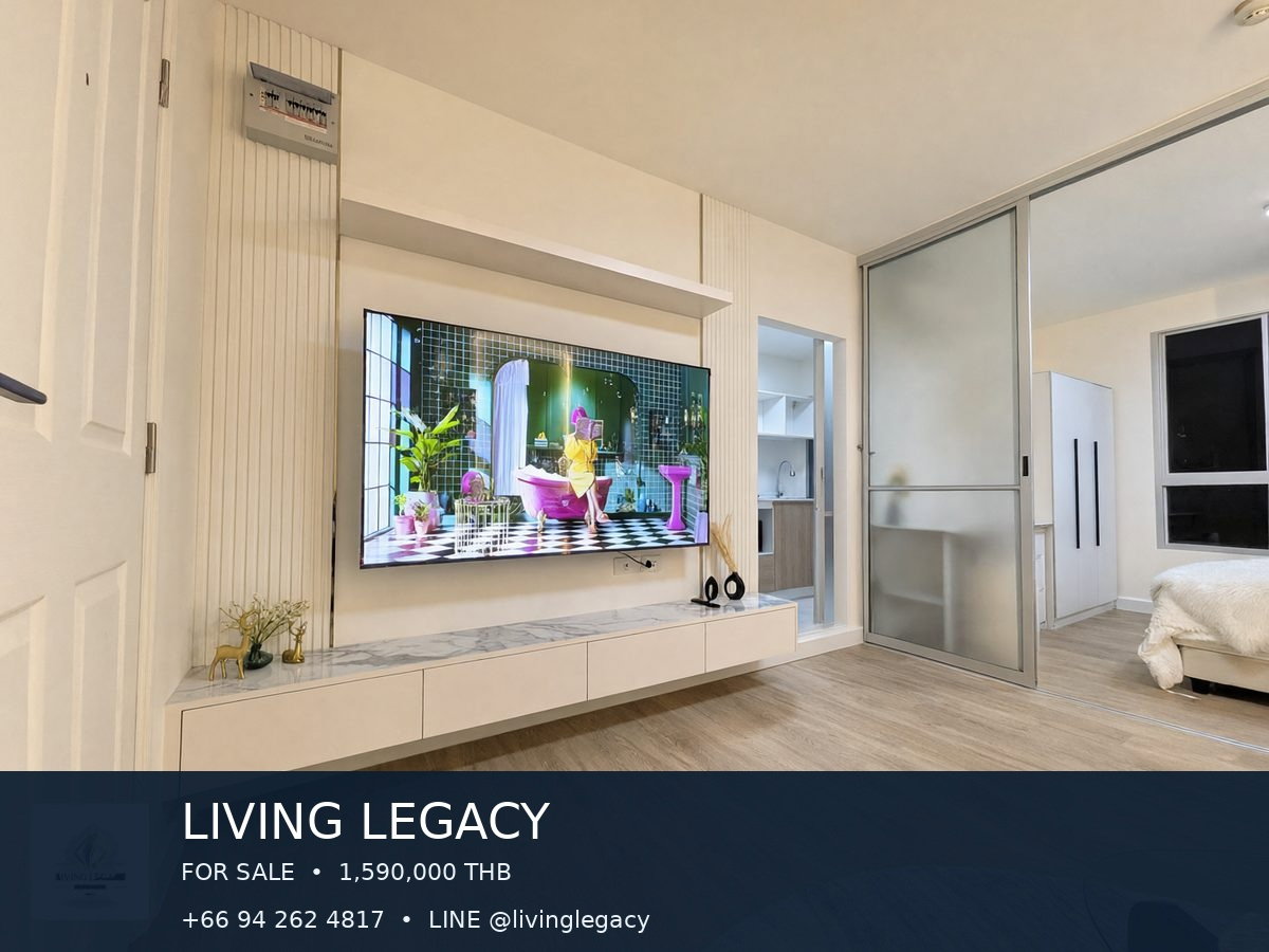 picture For Sale: Dcondo Onnut–Rama 9, 1 Bedroom, 29 sq.m., Building A, Floor 1 - 2/9