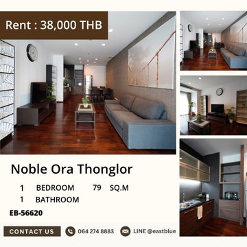Rent a luxury 1-bedroom condo, 79 sqm, in the heart of Thonglor
Near Thonglor BTS, with a complete swimming pool and fitness center!