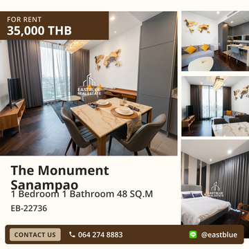 Luxury Condo for Rent at The Monument Sanampao ✨ Modern Style, Prime Location