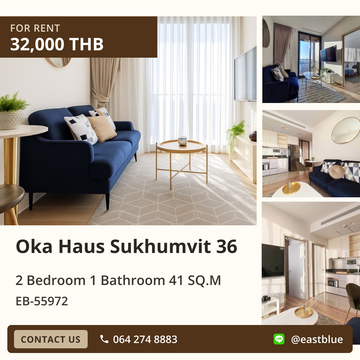 Condo for Rent: Oka Haus Sukhumvit 36 🏙️ Prime Location Near BTS Thong Lo!