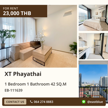 Luxury Condo for Rent at XT Phayathai 🏙️ Near BTS Phaya Thai, starting from 23,000 THB!