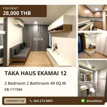 For Rent: TAKA HAUS EKAMAI 12 - Modern Condo in Ekkamai