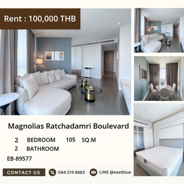 💫 Luxury 2-Bed Condo at Magnolias Ratchadamri: Prime Location, Unbeatable Lifestyle