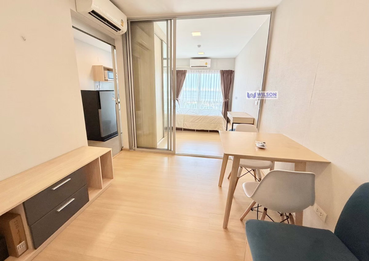 รูป 🏙️ 𝗣𝗟𝗨𝗠 𝗔𝗟𝗜𝗩𝗘 𝟭 ✨ | ตึก C ชั้น 7 | วิวทุ่ง 🌿 | ขนาด 𝟮𝟳 ตร.ม. | แอร์ 𝟮 เครื่อง ❄️ | ครัวกั้นกระจก | ใกล้ ม.กรุงเทพ รังสิต - รูปที่ 10/15