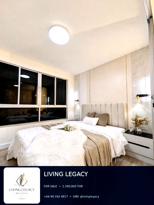 Condos for sale : For Sale: Dcondo Onnut–Rama 9, 1 Bedroom, 29 sq.m., Building A, Floor 1