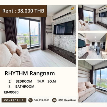 ตื่นเต้นจับใจ! คอนโดซุปตาร์ RHYTHM Rangnam ให้เช่า 🎉
ขนาด 2 ห้องนอน 2 ห้องน้ำพร้อมเข้าอยู่ในทำเลที่ยอดเยี่ยม! 🔥
ราคาเพียง 38,000 THB/เดือน โทรจองด่วน! EB-89580