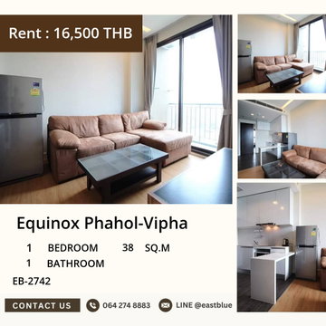 ให้เช่าคอนโด Equinox Phahol-Vipha ราคา 3.45 ล้าน ติด BTS หมอชิต 🌿