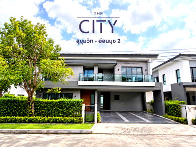 Houses for sale Prawet : A brand-new luxury home designed for a growing family—no need to leave the city. Offering the perfect balance of “Scale, Privacy, and City Connection,