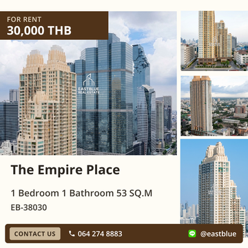 For Rent Luxury Condo The Empire Place ✨ 1 Bedroom Near BTS Chong Nonsi!