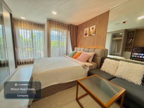 🏝️ 𝗞𝗔𝗩𝗘 𝗧𝗢𝗪𝗡 𝗜𝗦𝗟𝗔𝗡𝗗 ✨ | ตึก A ชั้น 3 | ขนาด 𝟮𝟰 ตร.ม. | 𝗙𝗨𝗟𝗟𝗬 𝗙𝗨𝗥𝗡𝗜𝗦𝗛𝗘𝗗 🛋️ | ค่าเช่าเพียง 𝟭𝟮,𝟬𝟬𝟬 บาท/เดือน‼️